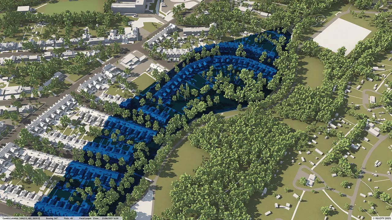 Birmingham 3d Model Digital Twin Vu City
